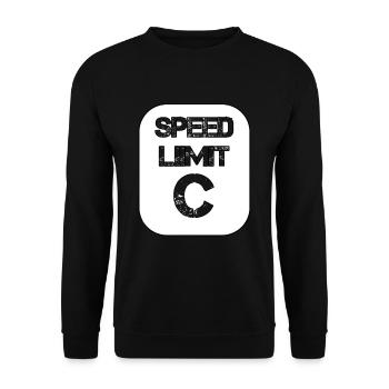 Speed Limit C - physicist car driver - Unisex Sweatshirt - black - Front - Alina (178cm) & Michal (187cm)