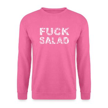 Fuck Salad - Sweat-shirt Unisexe - rose - Devant