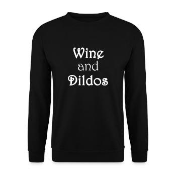 Wine and Dildos 3 - Sweat-shirt Unisexe - noir - Devant - Alina (178cm) & Michal (187cm)