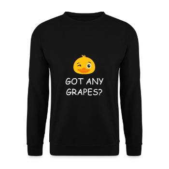 Got Any Grapes 3 - Unisex Pullover - Schwarz - Vorne - Alina (178cm) & Michal (187cm)