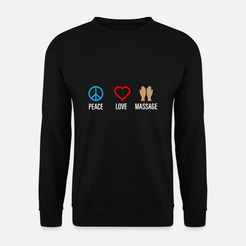 Massage d'amour de paix 2 - Sweat-shirt Unisexe - noir