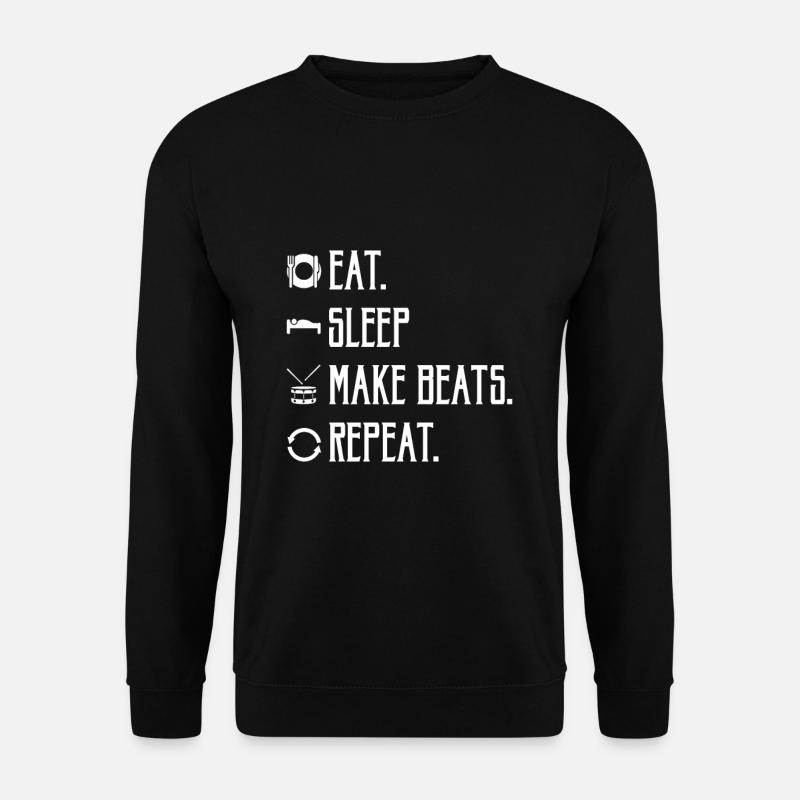 Eat. Sleep. Make Beats. Repeat. 2 - Unisex Pullover - Schwarz
