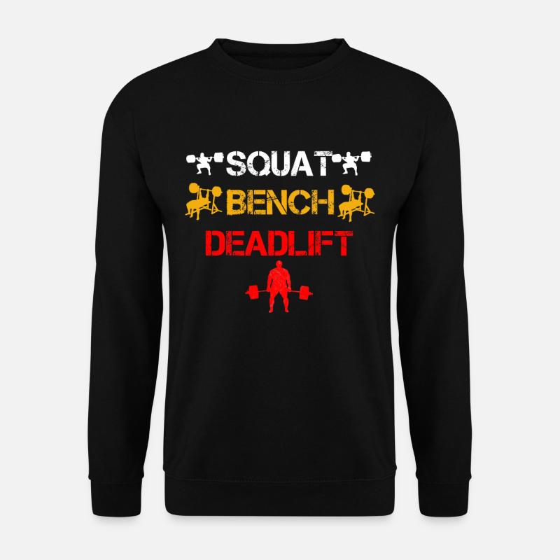 Squat Bench Deadlift 3 - Unisex Pullover - Schwarz