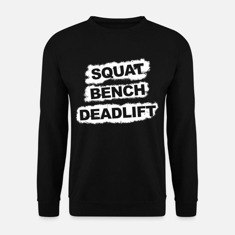 Squat Bench Deadlift Spray - Unisex Sweatshirt - black