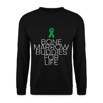 Copains de moelle osseuse pour la vie 5 - Sweat-shirt Unisexe - noir - Devant - Alina (178cm) & Michal (187cm)
