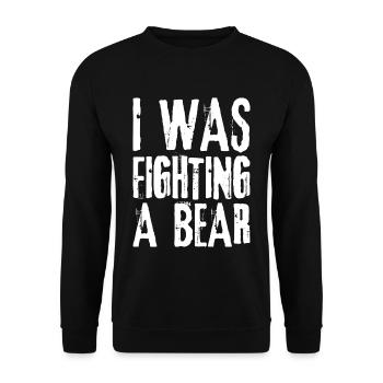 Je combattais un ours 10 - Sweat-shirt Unisexe - noir - Devant - Alina (178cm) & Michal (187cm)
