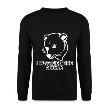 Je combattais un ours 13 - Sweat-shirt Unisexe - noir - Devant - Alina (178cm) & Michal (187cm)