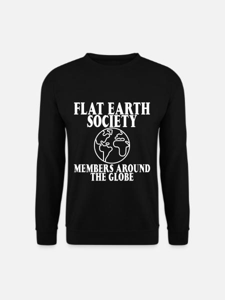 Flat Earth Society, medlemmer over hele kloden 11 - Unisex sweater - sort