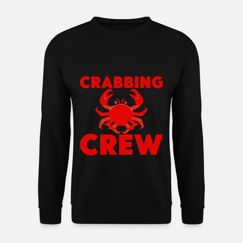 Crabbing Crew - Unisex Pullover - Schwarz