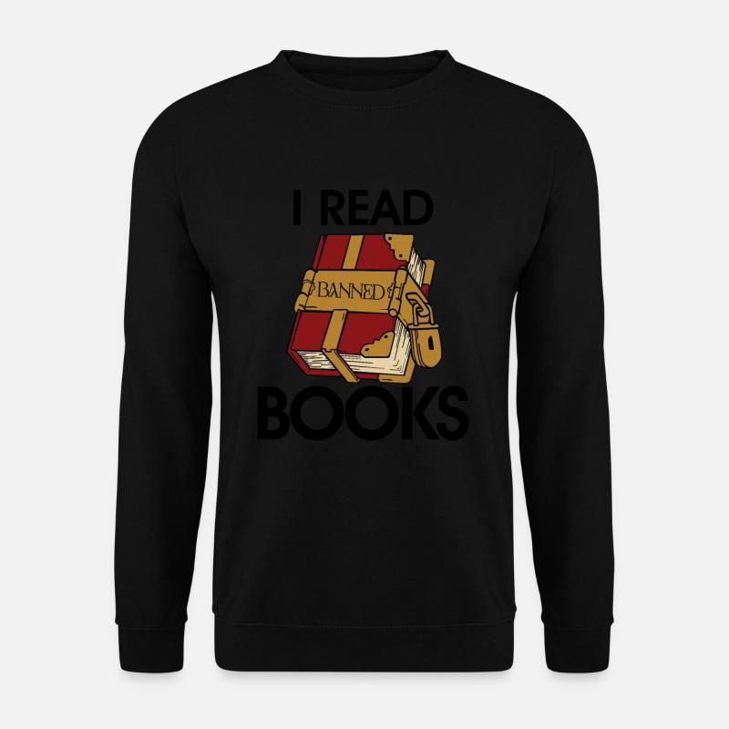 I Read Banned Books 51 - Unisex Pullover - Schwarz
