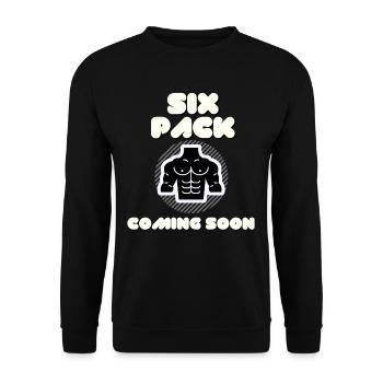 Six Pack à venir 36 - Sweat-shirt Unisexe - noir - Devant - Alina (178cm) & Michal (187cm)