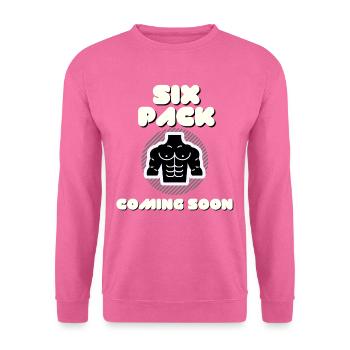 Six Pack à venir 36 - Sweat-shirt Unisexe - rose - Devant