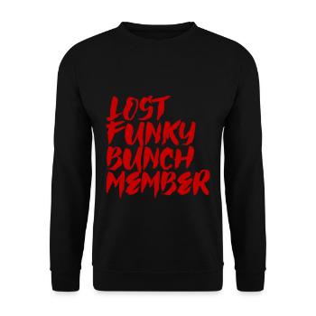 Lost Funky Bunch Member 3 - Unisex Sweatshirt - black - Front - Alina (178cm) & Michal (187cm)