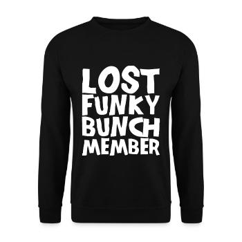 Lost Funky Bunch Member 4 - Unisex Sweatshirt - black - Front - Alina (178cm) & Michal (187cm)