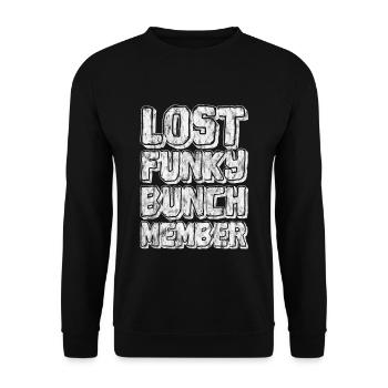 Lost Funky Bunch Member 2 - Unisex Sweatshirt - black - Front - Alina (178cm) & Michal (187cm)