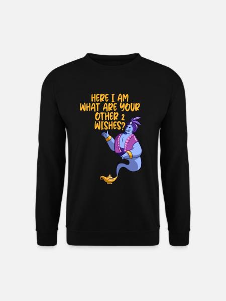 Me voici, quels sont vos 2 autres souhaits - Sweat-shirt Unisexe - noir
