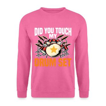 Avez-vous touché ma batterie 8 - Sweat-shirt Unisexe - rose - Devant