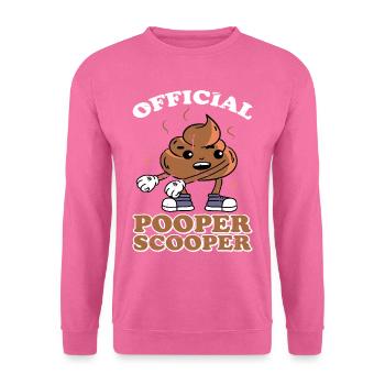 Official Pooper Scooper 10 - Unisex Pullover - Pink - Vorne