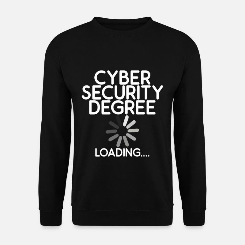 Cyber Security Degree Loading 2 - Unisex Pullover - Schwarz