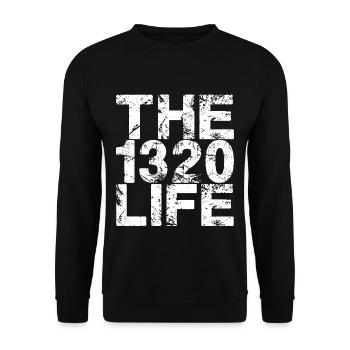 La Vie 1320 2 - Sweat-shirt Unisexe - noir - Devant - Alina (178cm) & Michal (187cm)