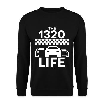 La Vie 1320 3 - Sweat-shirt Unisexe - noir - Devant - Alina (178cm) & Michal (187cm)