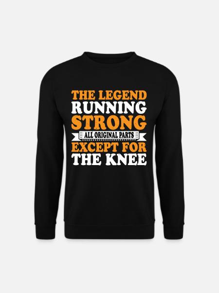 All Original Parts Except For The Knee 3 - Unisex Pullover - Schwarz