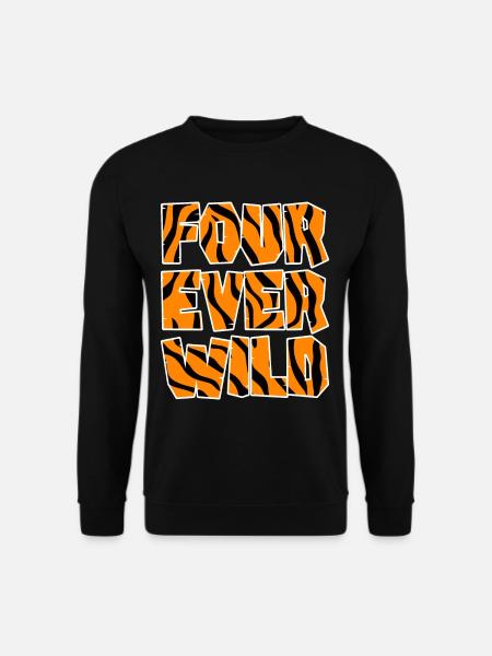 Four Ever Wild 31 - Unisex Pullover - Schwarz