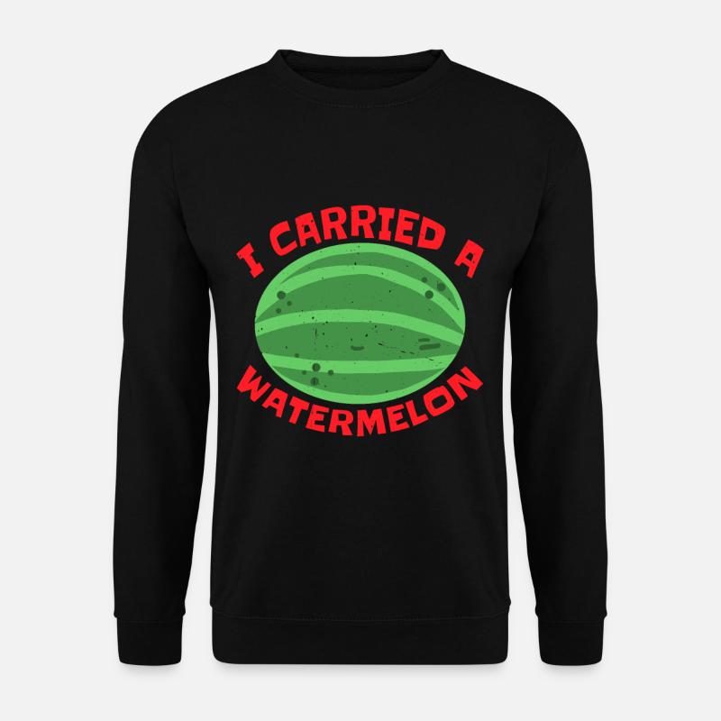 I Carried A Watermelon 12 - Unisex Pullover - Schwarz