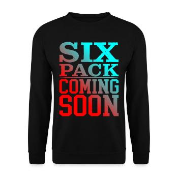 Six Pack à venir 42 - Sweat-shirt Unisexe - noir - Devant - Alina (178cm) & Michal (187cm)