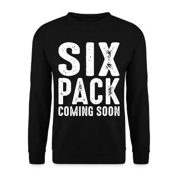 Six Pack à venir 43 - Sweat-shirt Unisexe - noir - Devant - Alina (178cm) & Michal (187cm)