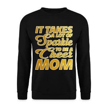 Il faut beaucoup d’éclat pour être une maman de joie - Sweat-shirt Unisexe - noir - Devant - Alina (178cm) & Michal (187cm)