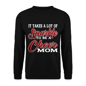 Il faut beaucoup d’éclat pour être une maman de joie 2 - Sweat-shirt Unisexe - noir - Devant - Alina (178cm) & Michal (187cm)