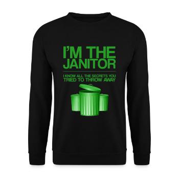 I Know All The Secrets You Tried To Throw Away 3 - Unisex Sweatshirt - black - Front - Alina (178cm) & Michal (187cm)