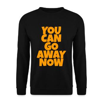 Vous pouvez partir maintenant 2 - Sweat-shirt Unisexe - noir - Devant - Alina (178cm) & Michal (187cm)