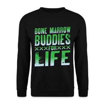 Copains de moelle osseuse pour la vie 9 - Sweat-shirt Unisexe - noir - Devant - Alina (178cm) & Michal (187cm)