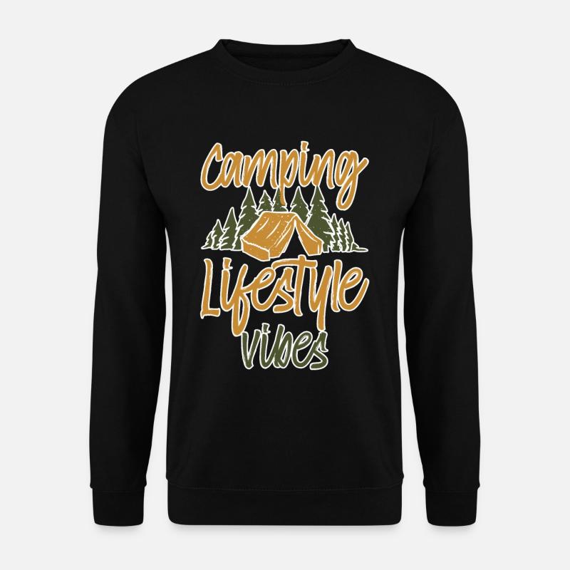 Camping Lifestyle Vibes 2 - Sweat-shirt Unisexe - noir