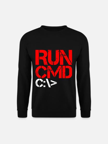 Exécuter Cmd 4 - Sweat-shirt Unisexe - noir