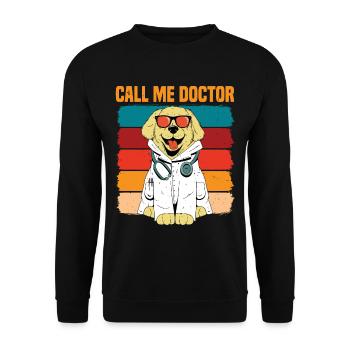 Appelez-moi Docteur 13 - Sweat-shirt Unisexe - noir - Devant - Alina (178cm) & Michal (187cm)