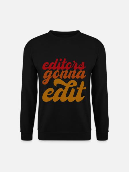 Les éditeurs vont modifier - Sweat-shirt Unisexe - noir