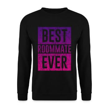 Best Roommate Ever 3 - Unisex Sweatshirt - black - Front - Alina (178cm) & Michal (187cm)
