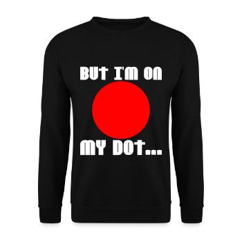 Mais je suis sur mon point 2 - Sweat-shirt Unisexe - noir - Devant - Alina (178cm) & Michal (187cm)
