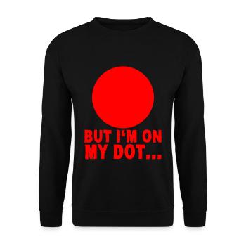 Mais je suis sur mon point 4 - Sweat-shirt Unisexe - noir - Devant - Alina (178cm) & Michal (187cm)