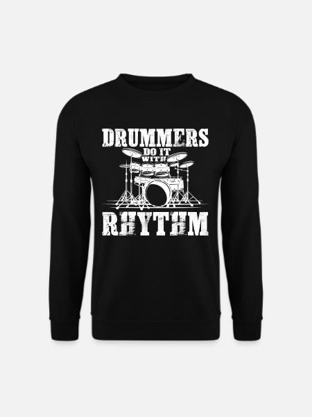 Drummers Do It With Rhythm 2 - Unisex Pullover - Schwarz