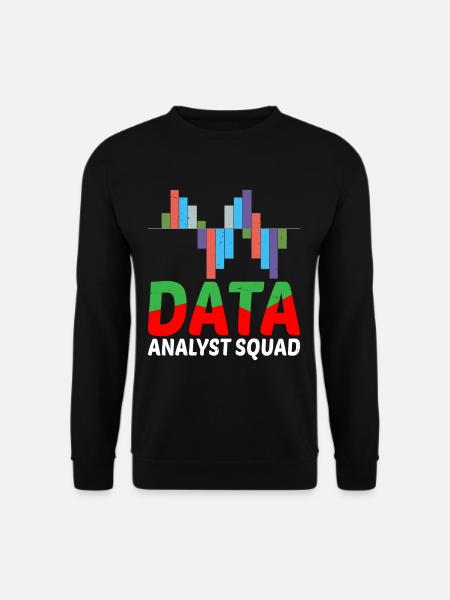 Data Analyst Squad 7 - Unisex Sweatshirt - black