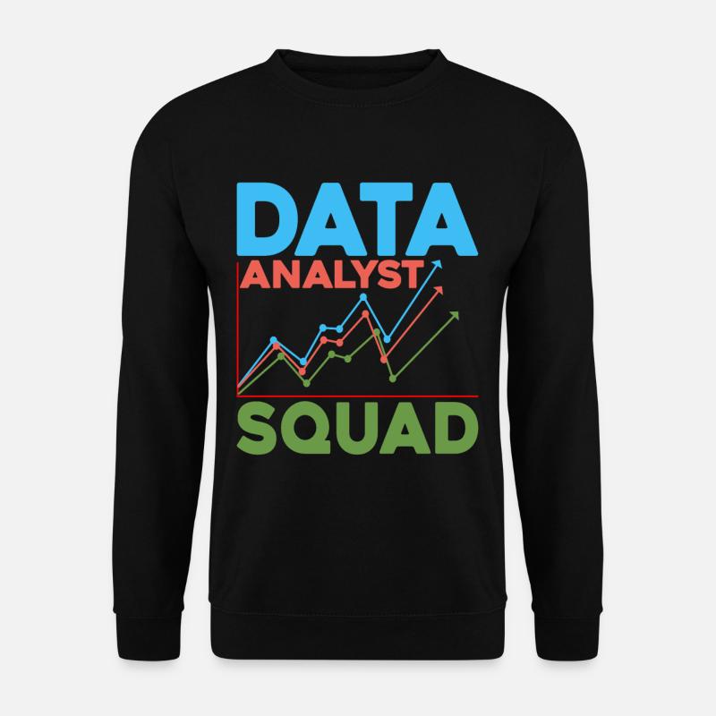 Data Analyst Squad 5 - Unisex Sweatshirt - black