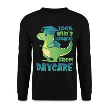 Regardez qui obtient son diplôme de la garderie - Sweat-shirt Unisexe - noir - Devant - Alina (178cm) & Michal (187cm)