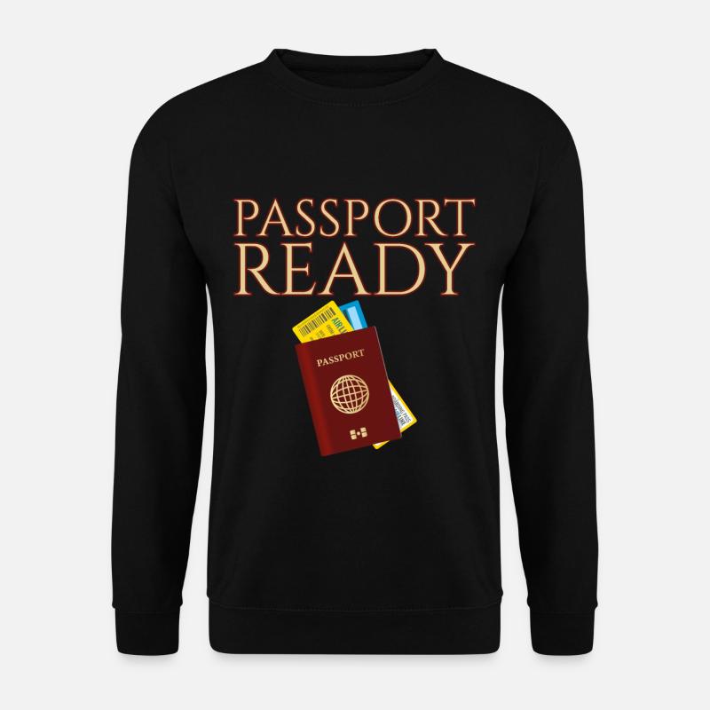 Passport Ready 4 - Unisex Sweatshirt - black