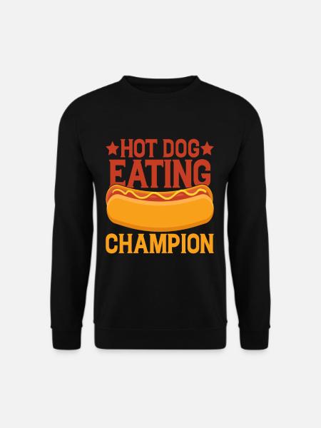 Hot Dog Eating Champion 12 - Unisex Sweatshirt - black