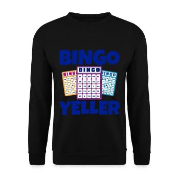 Bingo Yeller 4 - Sweat-shirt Unisexe - noir - Devant - Alina (178cm) & Michal (187cm)