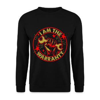 Je suis la garantie 5 - Sweat-shirt Unisexe - noir - Devant - Alina (178cm) & Michal (187cm)